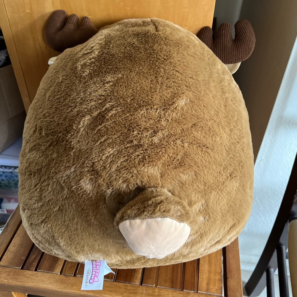 NWT 16” Maurice Moose Fuzz-A-Mallow Squishmallow fuzzy plush corduroy antlers - Picture 7 of 8